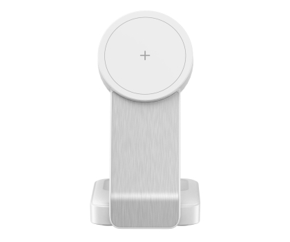 Ładowarka i akumulator Silver Monkey Alu MagCharger Qi2 3in1 biała